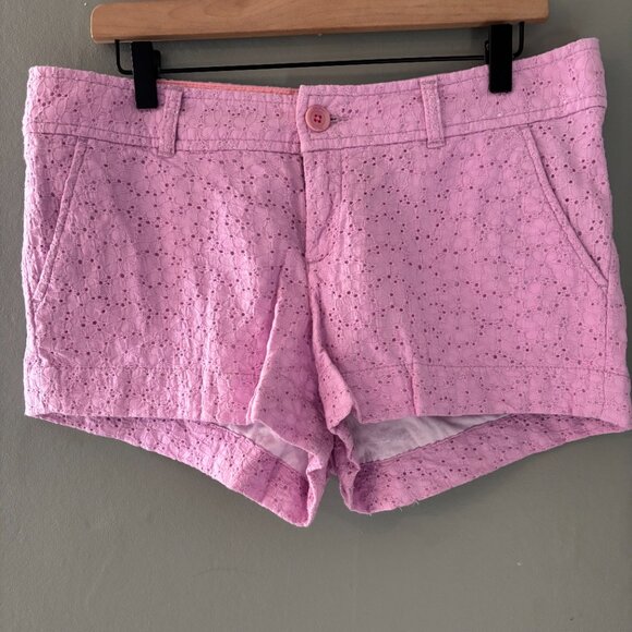 Lilly Pulitzer Pants - Lilly Pulitzer Purple Perforated Shorts
